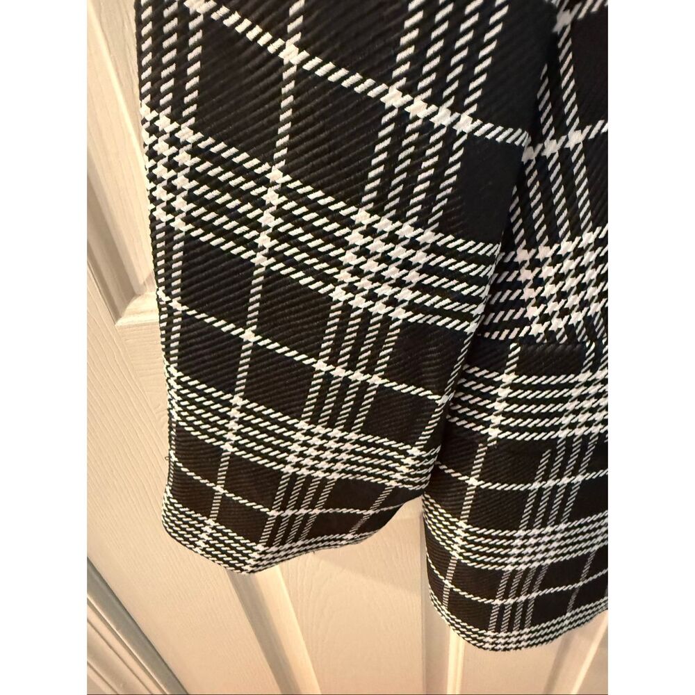 Rachel Roy Black & White Plaid Blazer sz 16W NWT - Picture 4 of 9